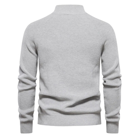 Hugo | Maglione Raffinato con Mezza Zip e Collo Alto