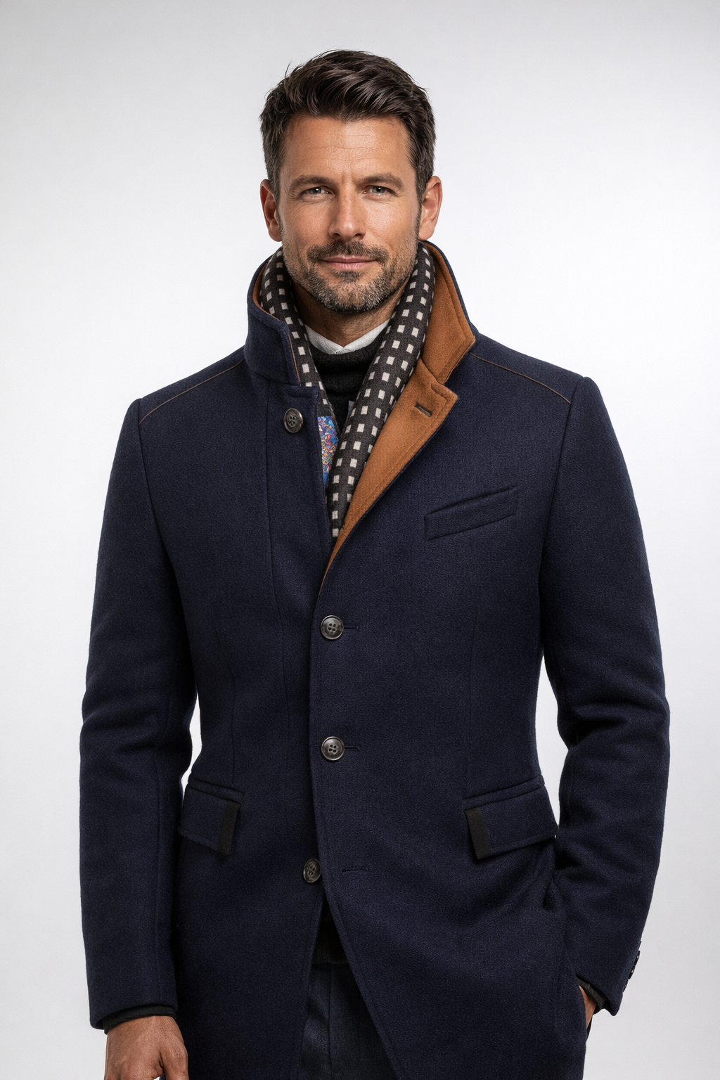 Raffi - Cappotto in Misto Lana