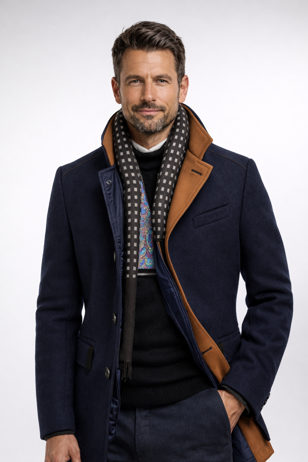 Raffi - Cappotto in Misto Lana