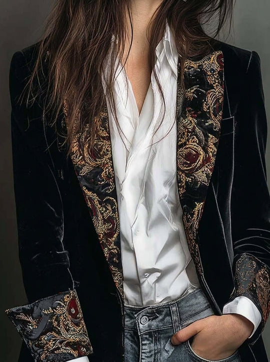 Beatrice™ | Blazer Barocco Slim Fit