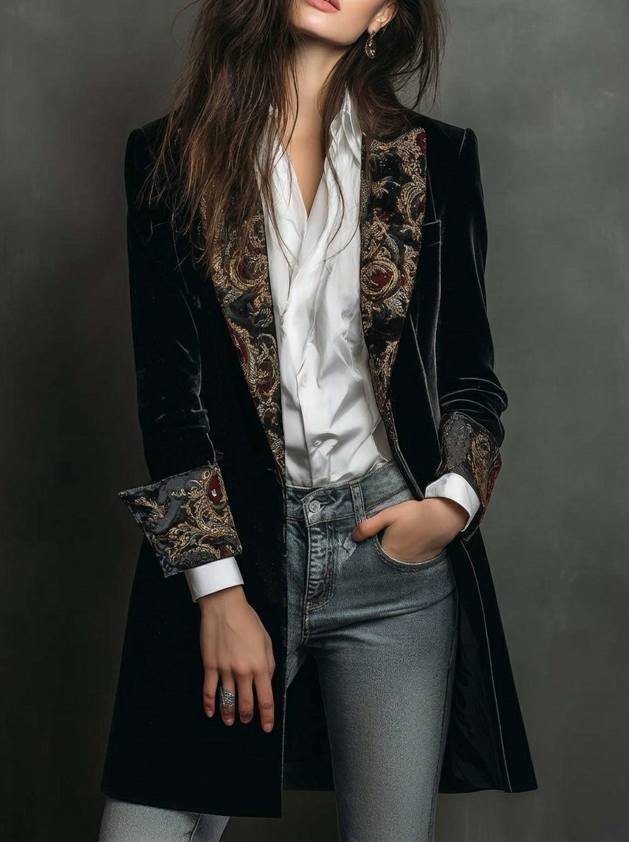 Beatrice™ | Blazer Barocco Slim Fit