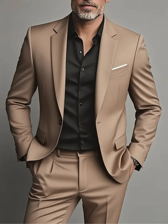 Completo da Uomo a Due Pezzi con Blazer e Pantaloni