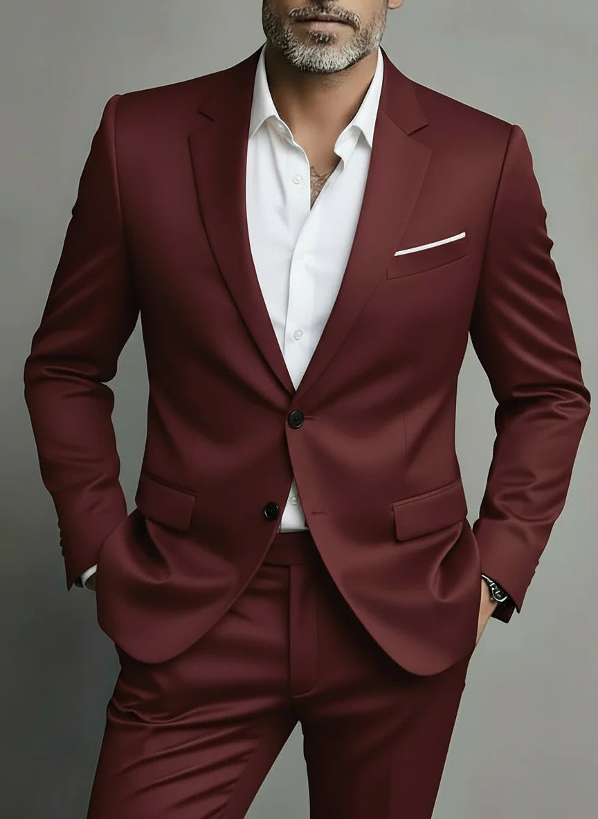Completo da Uomo a Due Pezzi con Blazer e Pantaloni