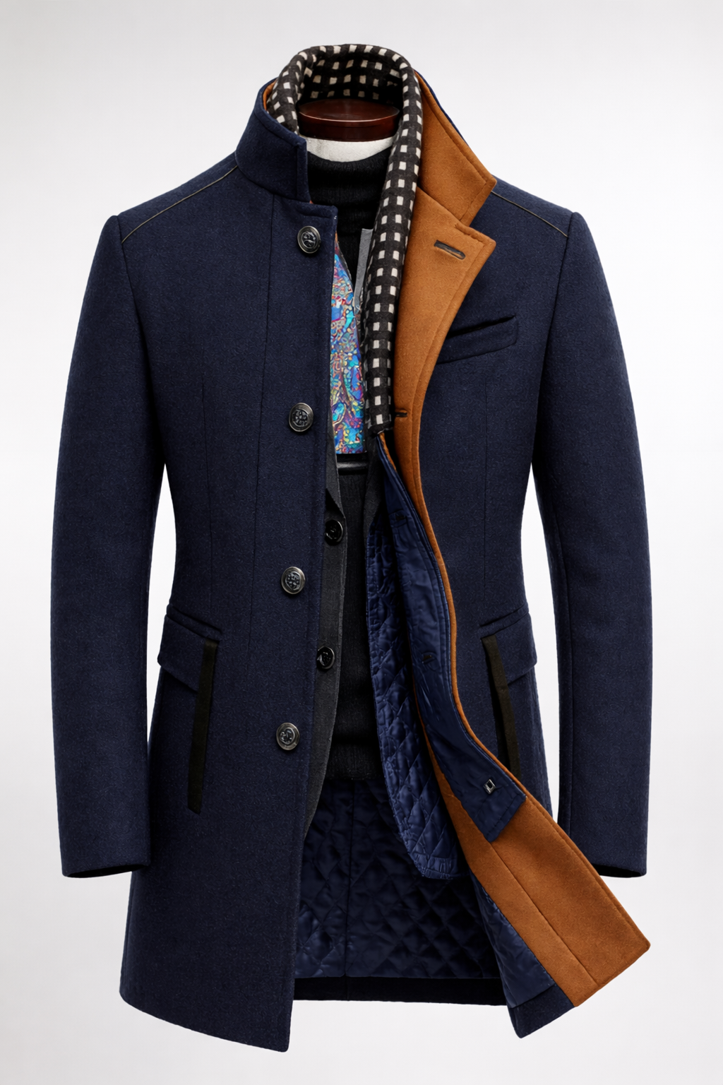 Raffi - Cappotto in Misto Lana