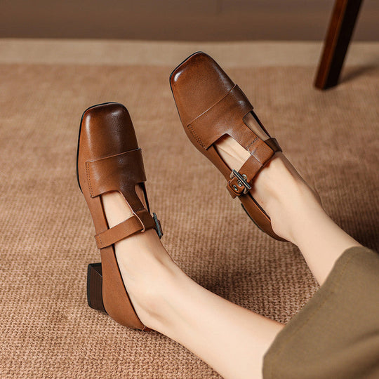 Veyra | Scarpe con tacco in vera pelle