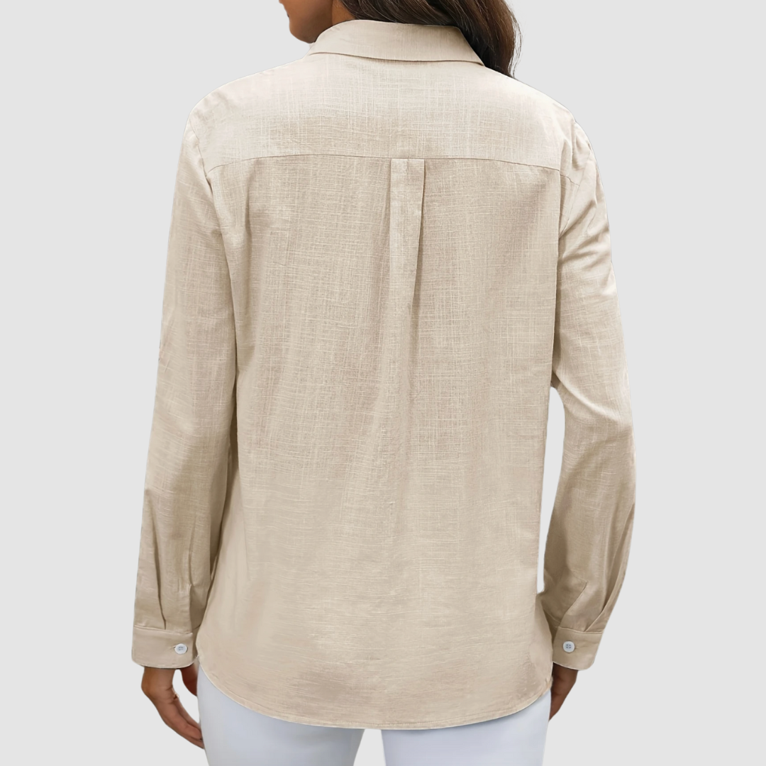 Celest™ Elegant pocket blouse