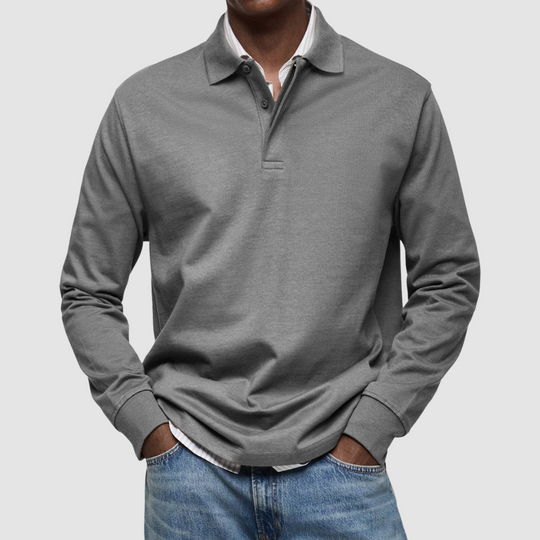 Bradford™ | Polo casual da uomo a maniche lunghe