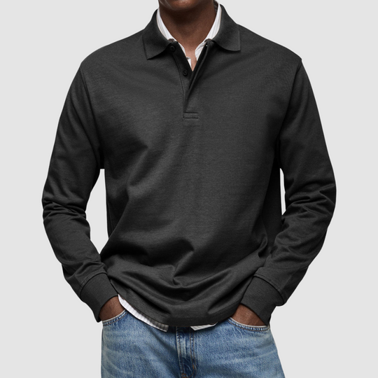 Bradford™ | Polo casual da uomo a maniche lunghe