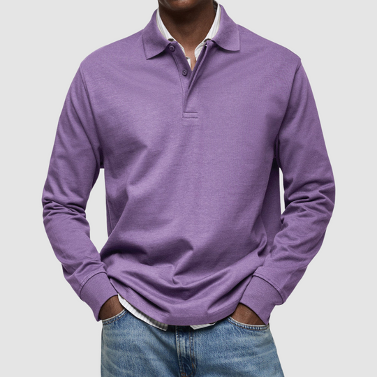 Bradford™ | Polo casual da uomo a maniche lunghe