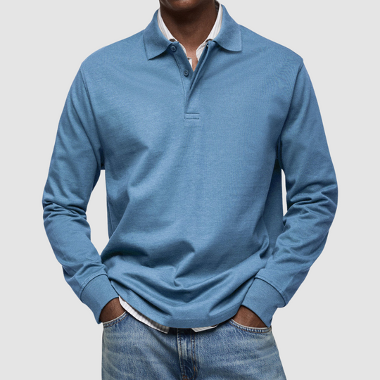 Bradford™ | Polo casual da uomo a maniche lunghe