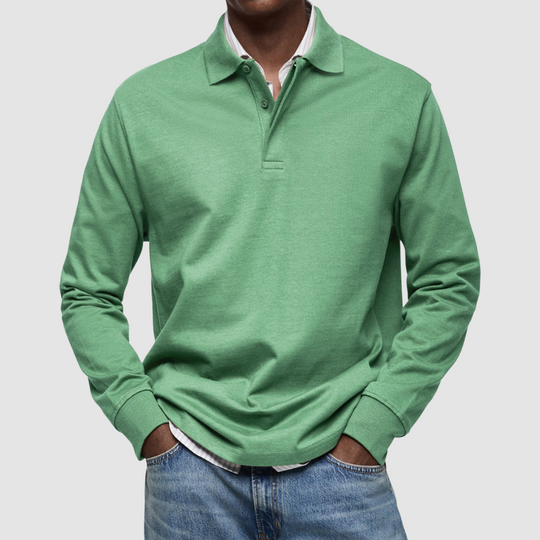 Bradford™ | Polo casual da uomo a maniche lunghe