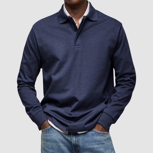Bradford™ | Polo casual da uomo a maniche lunghe