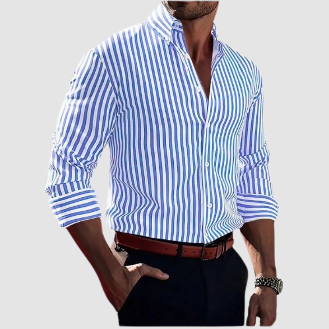 Nate™ | Camicia elegante da uomo a righe
