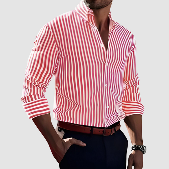Nate™ | Camicia elegante da uomo a righe