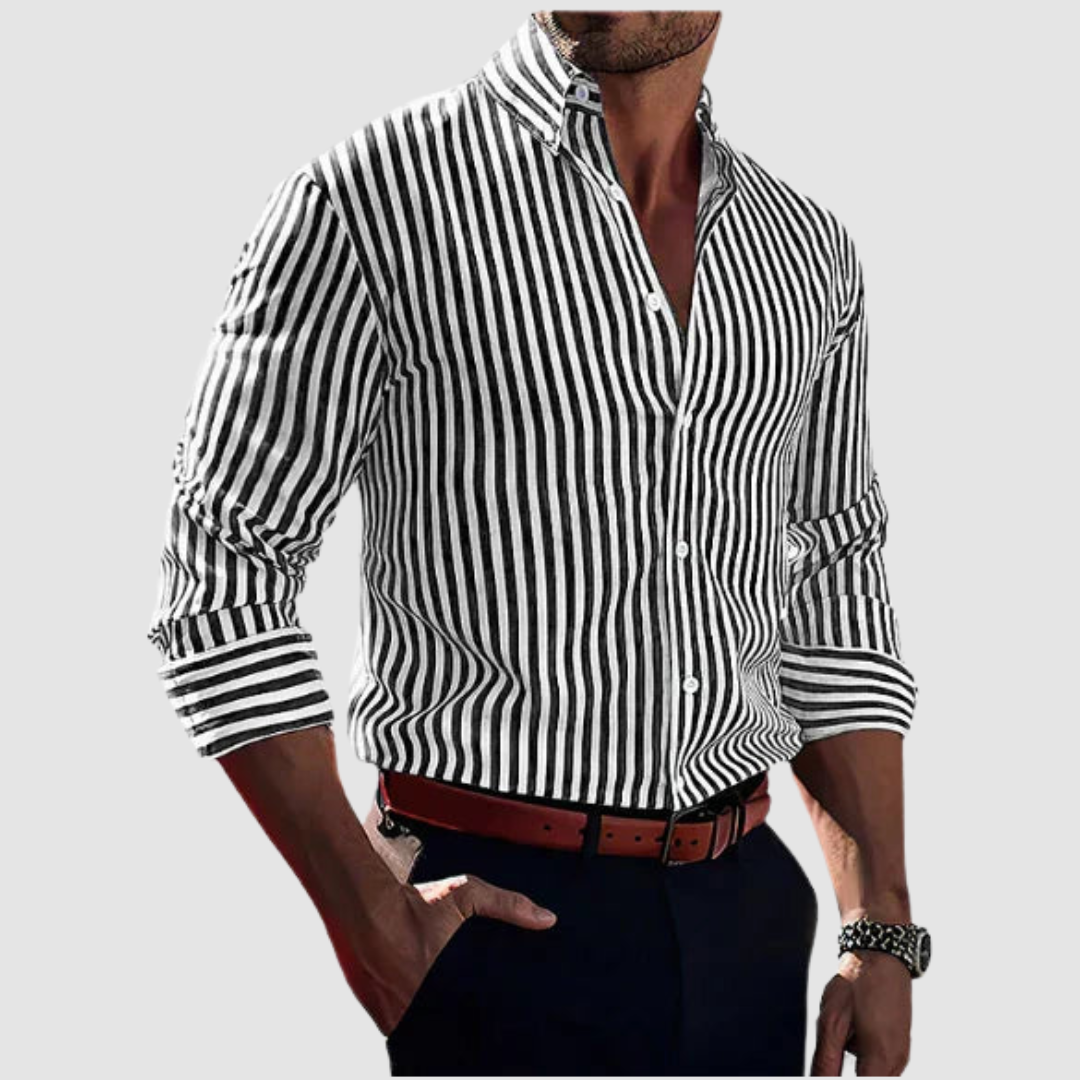 Nate™ | Camicia elegante da uomo a righe