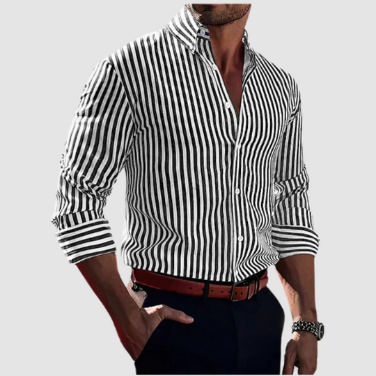 Nate™ | Camicia elegante da uomo a righe