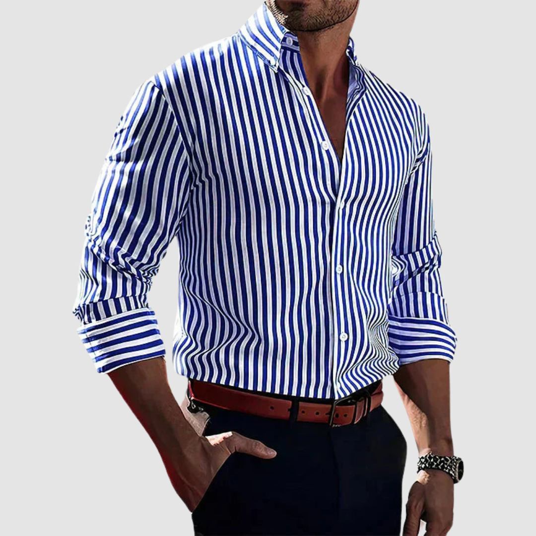 Nate™ | Camicia elegante da uomo a righe