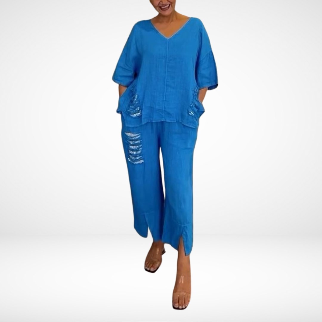 Briella™ | Completo estivo elegante due pezzi