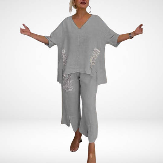 Briella™ | Completo estivo elegante due pezzi