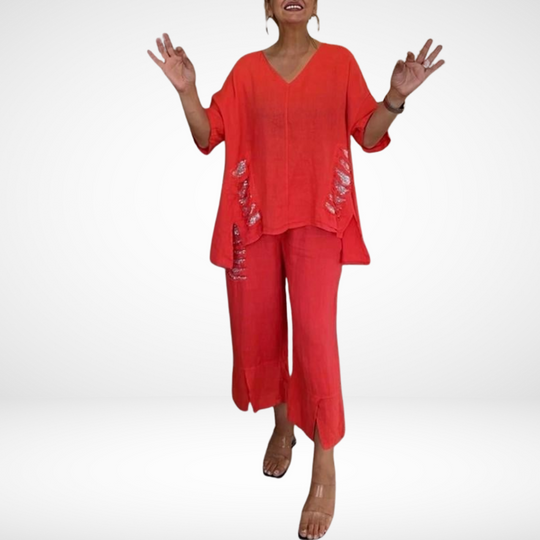 Briella™ | Completo estivo elegante due pezzi