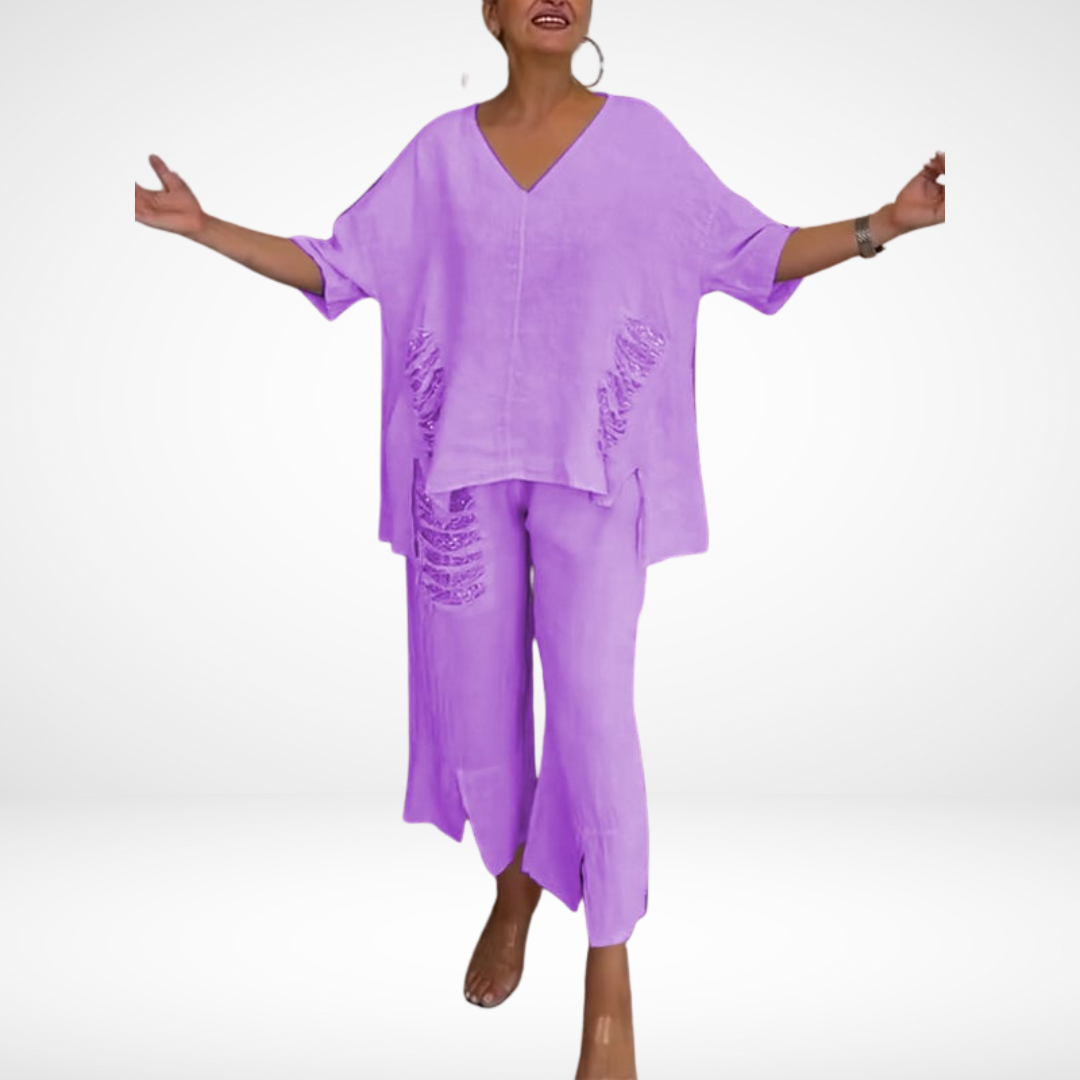 Briella™ | Completo estivo elegante due pezzi