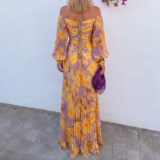 Mía | Vestido largo floral con estampado