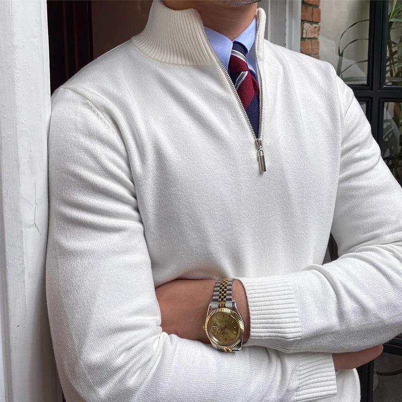 Clinton™ | Maglione da uomo con mezza zip