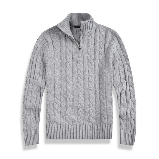 Colyn™ Old Money Half-Zip Sweater