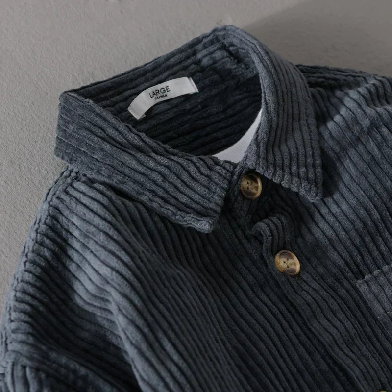 Orlando | Camicia da uomo in velluto a coste