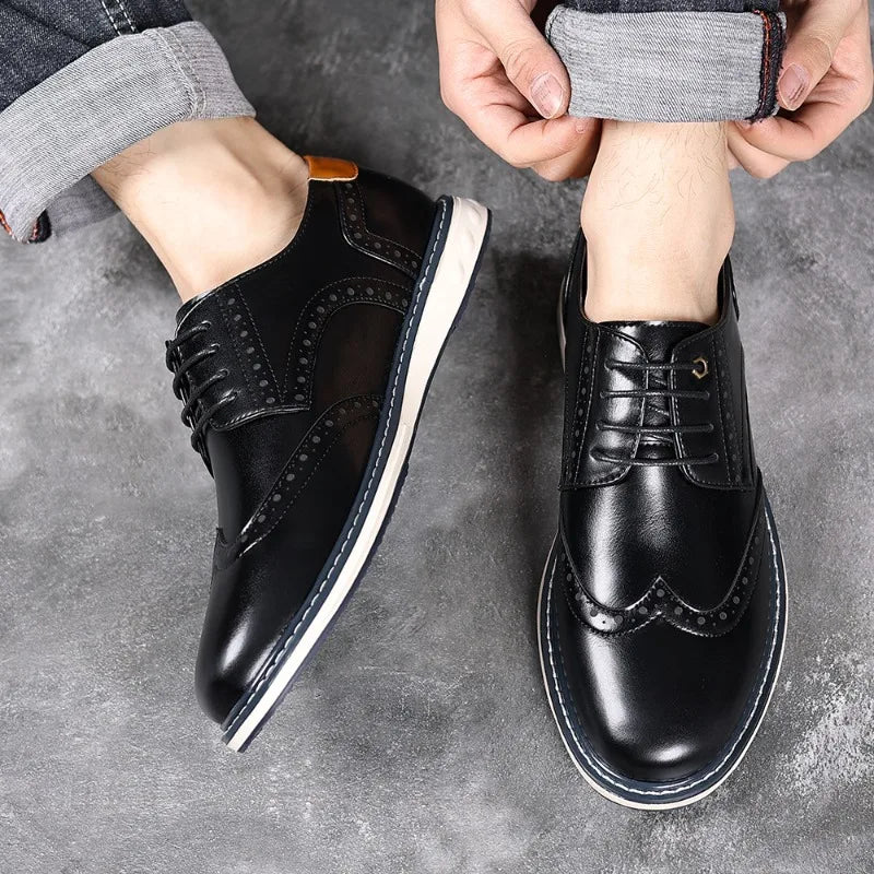 Jefferson | Scarpe Derby da uomo con punta a coda di rondine