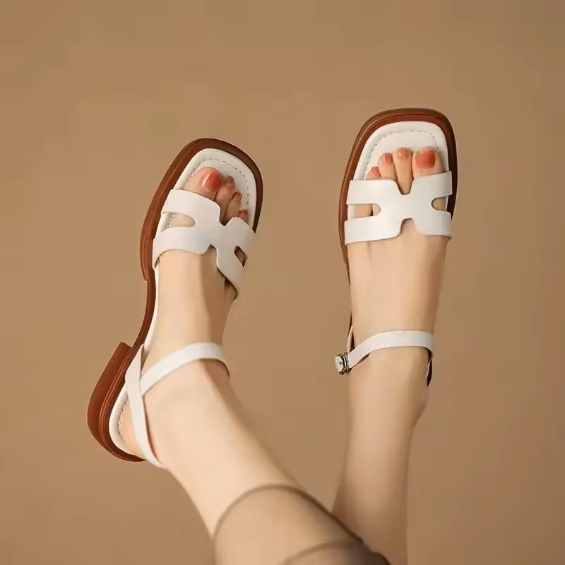Emy™ | Sandali in pelle stile romano
