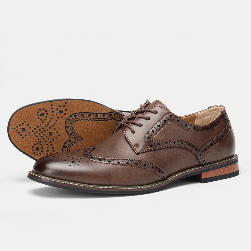 Geneva | Scarpe Derby da uomo con punta a coda di rondine
