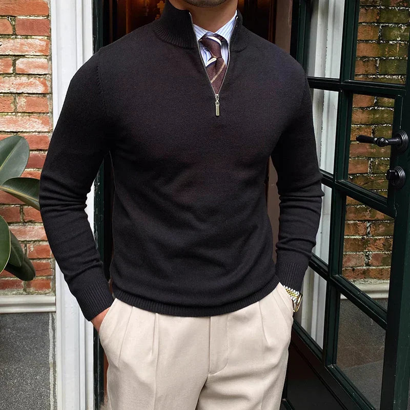 Clinton™ | Maglione da uomo con mezza zip