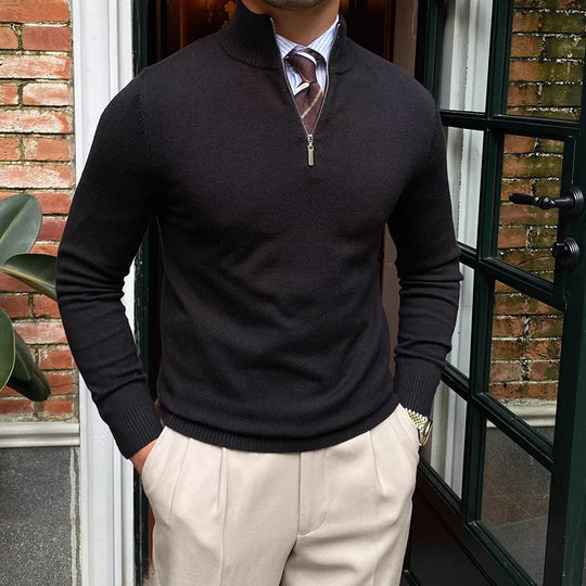 Clinton™ | Maglione da uomo con mezza zip