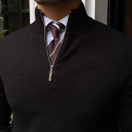 Clinton™ | Maglione da uomo con mezza zip