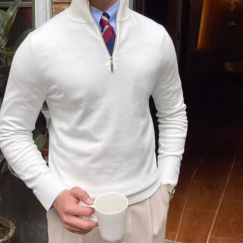 Clinton™ | Maglione da uomo con mezza zip