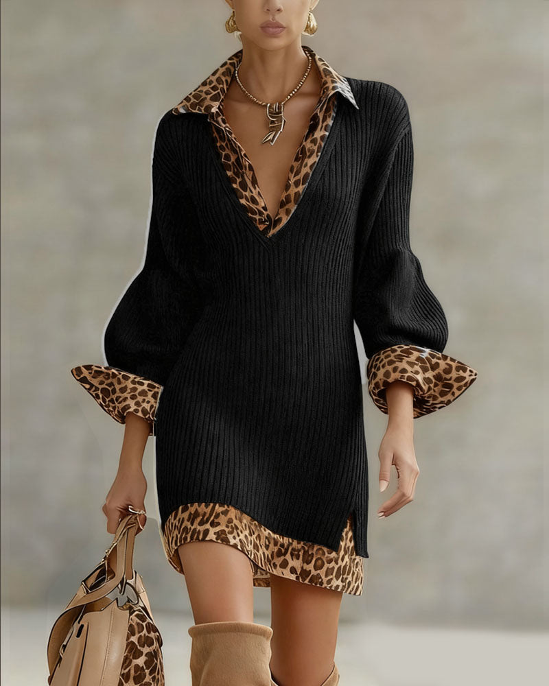 Laurena™ | Abito elegante leopardato