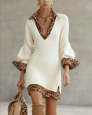 Laurena™ | Abito elegante leopardato