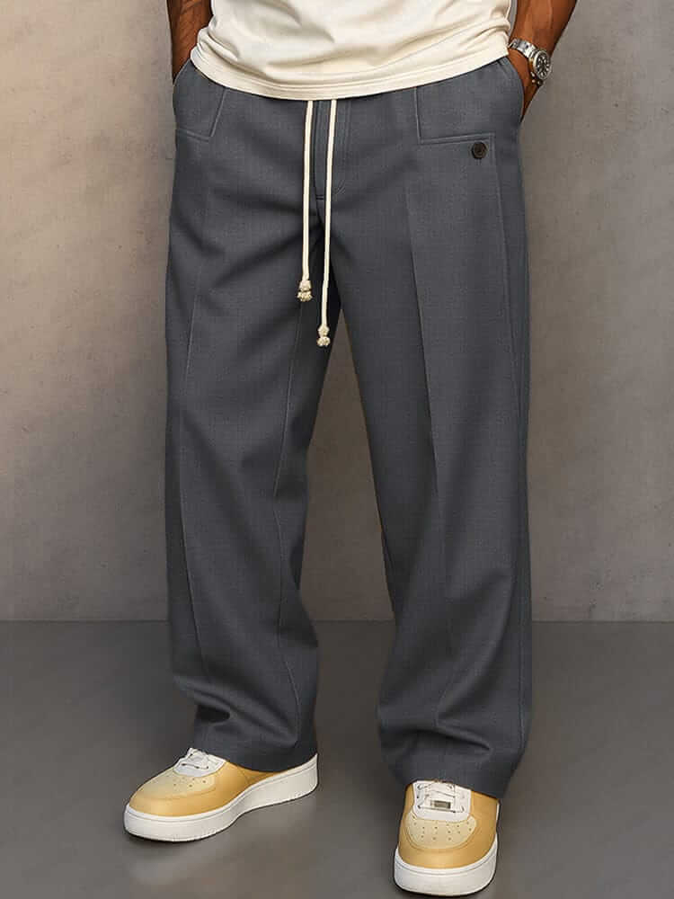 Pantaloni Uomo Casual dal Taglio Rilassato