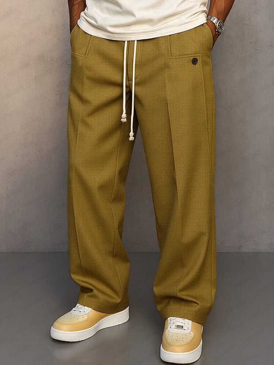 Pantaloni Uomo Casual dal Taglio Rilassato