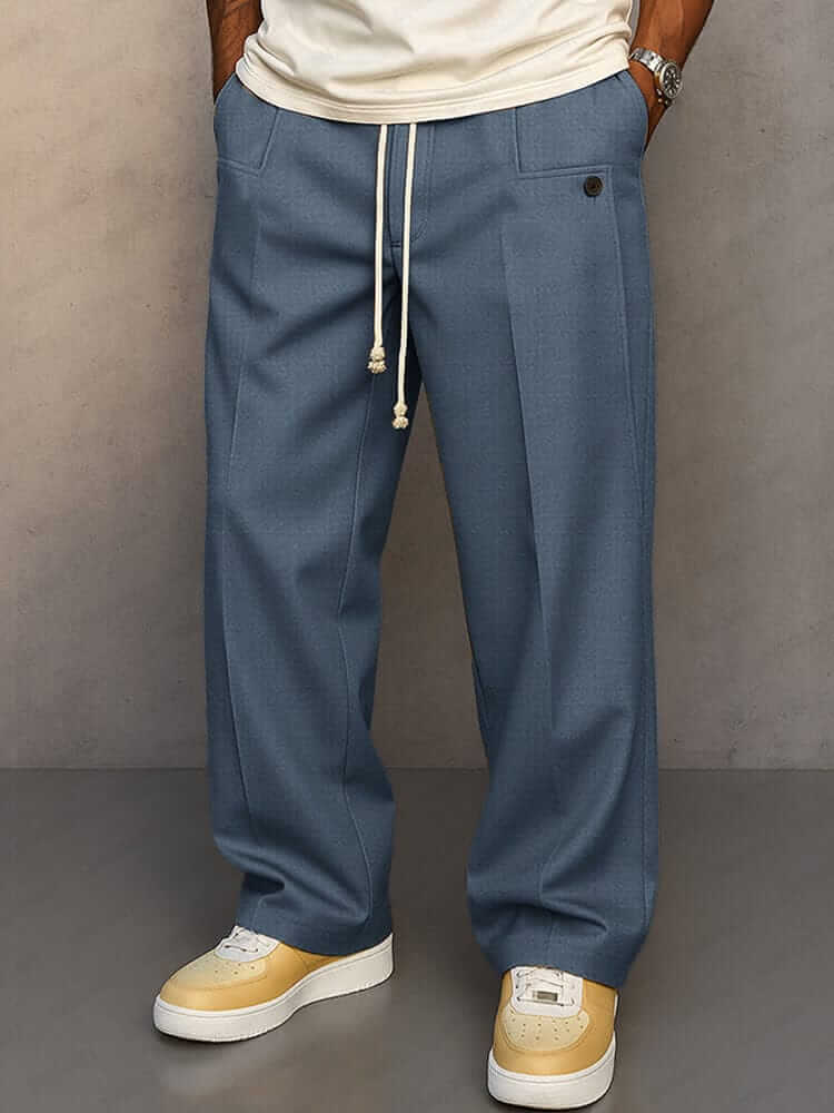 Pantaloni Uomo Casual dal Taglio Rilassato