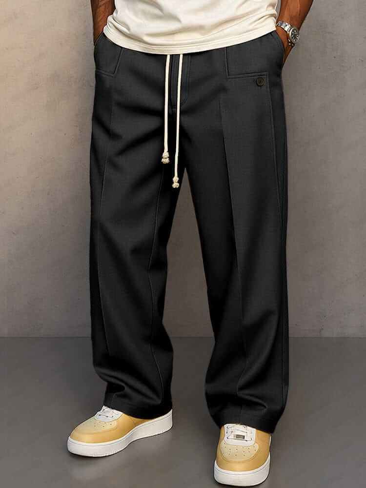 Pantaloni Uomo Casual dal Taglio Rilassato