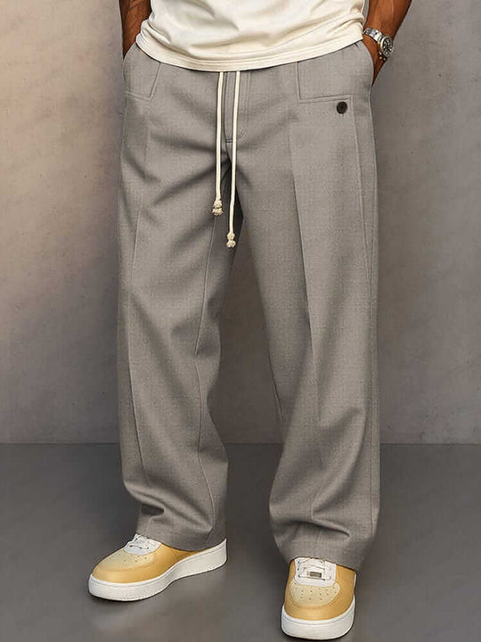 Pantaloni Uomo Casual dal Taglio Rilassato