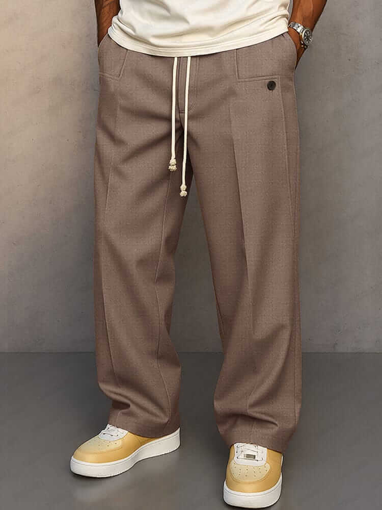 Pantaloni Uomo Casual dal Taglio Rilassato