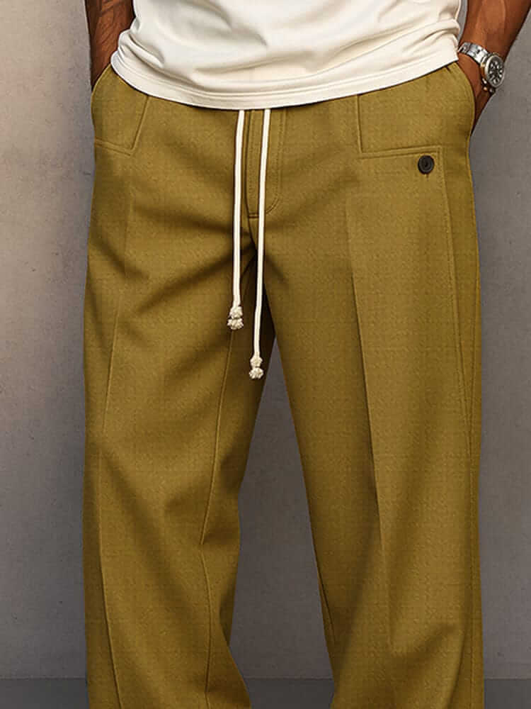 Pantaloni Uomo Casual dal Taglio Rilassato