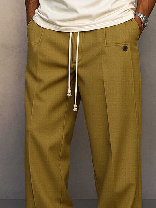 Pantaloni Uomo Casual dal Taglio Rilassato