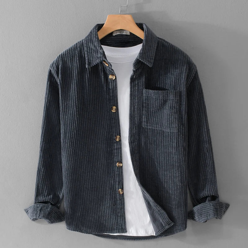 Orlando | Camicia da uomo in velluto a coste