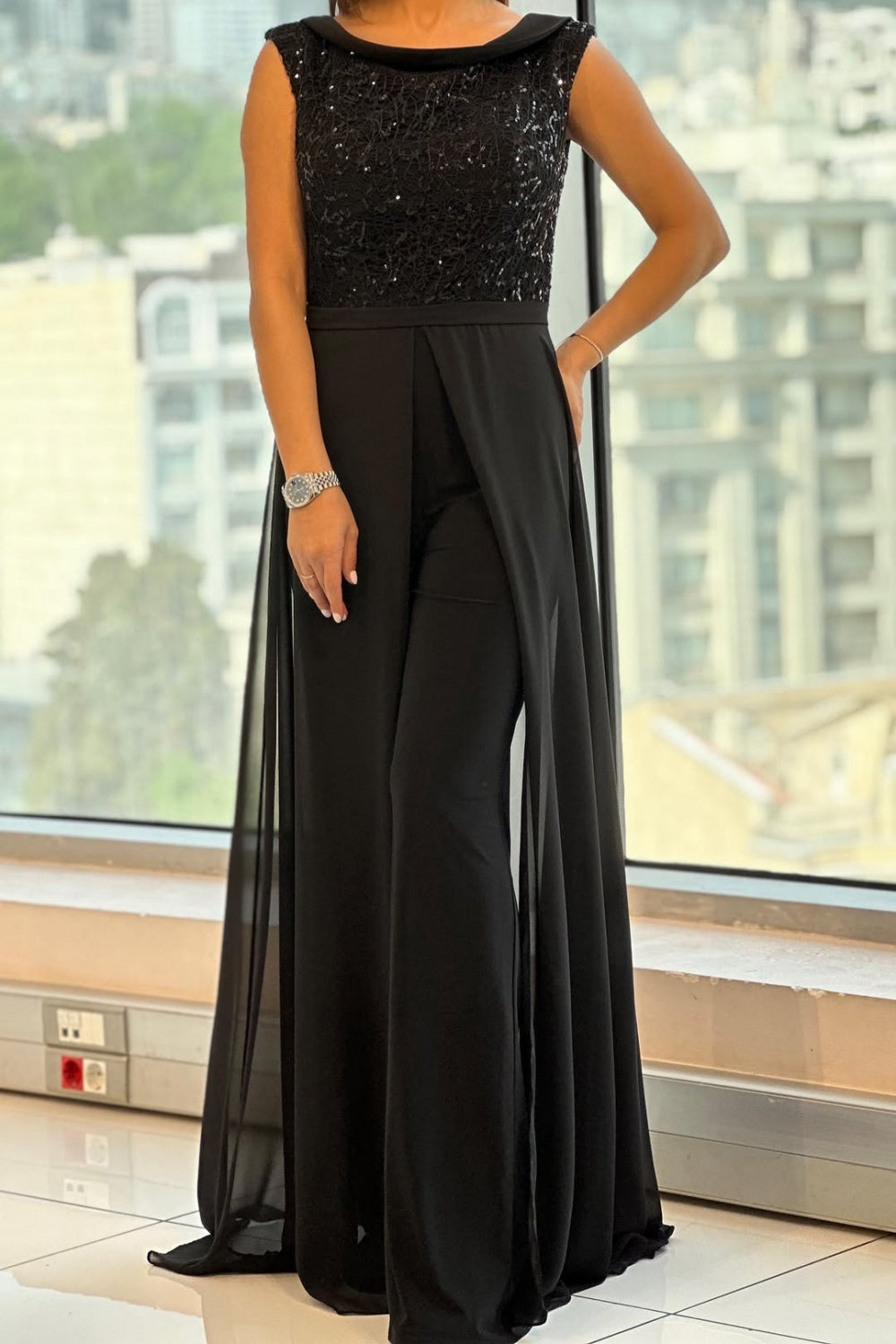 Fontella™ | Tuta in tulle lavorato