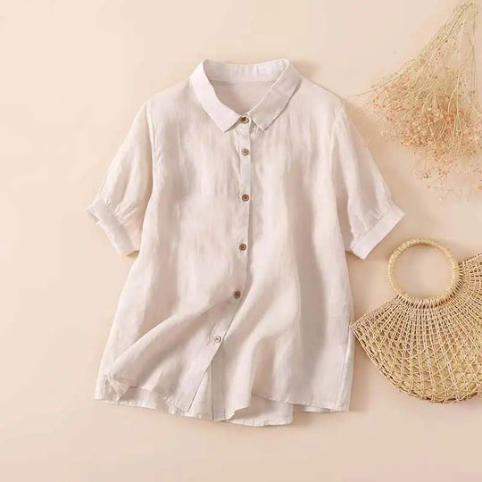 Pamela™ Casual Button-Up Shirt