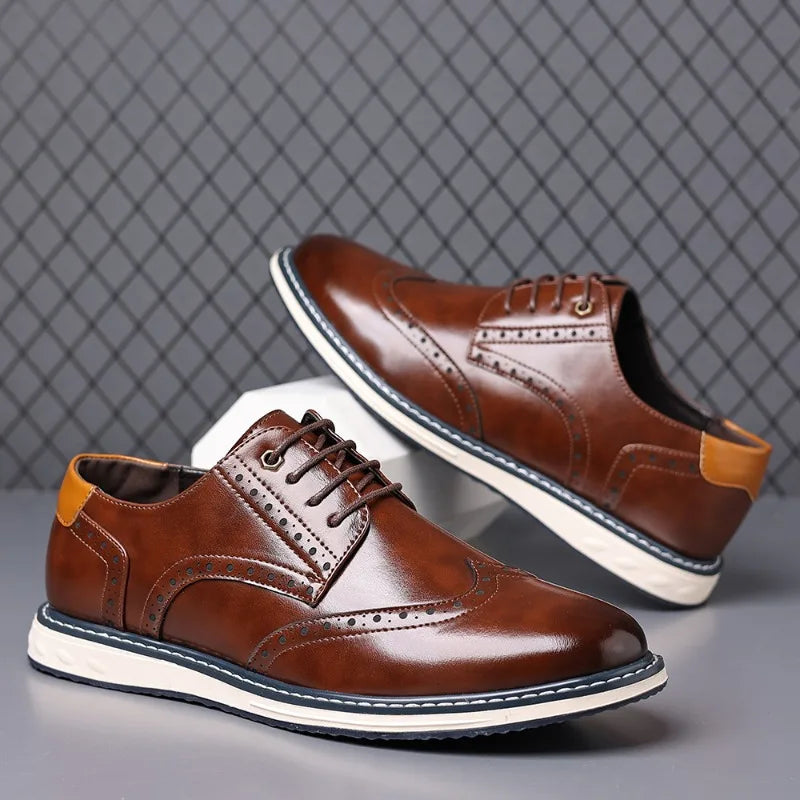 Jefferson | Scarpe Derby da uomo con punta a coda di rondine